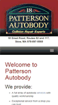 Mobile Screenshot of pattersonsautobody.com